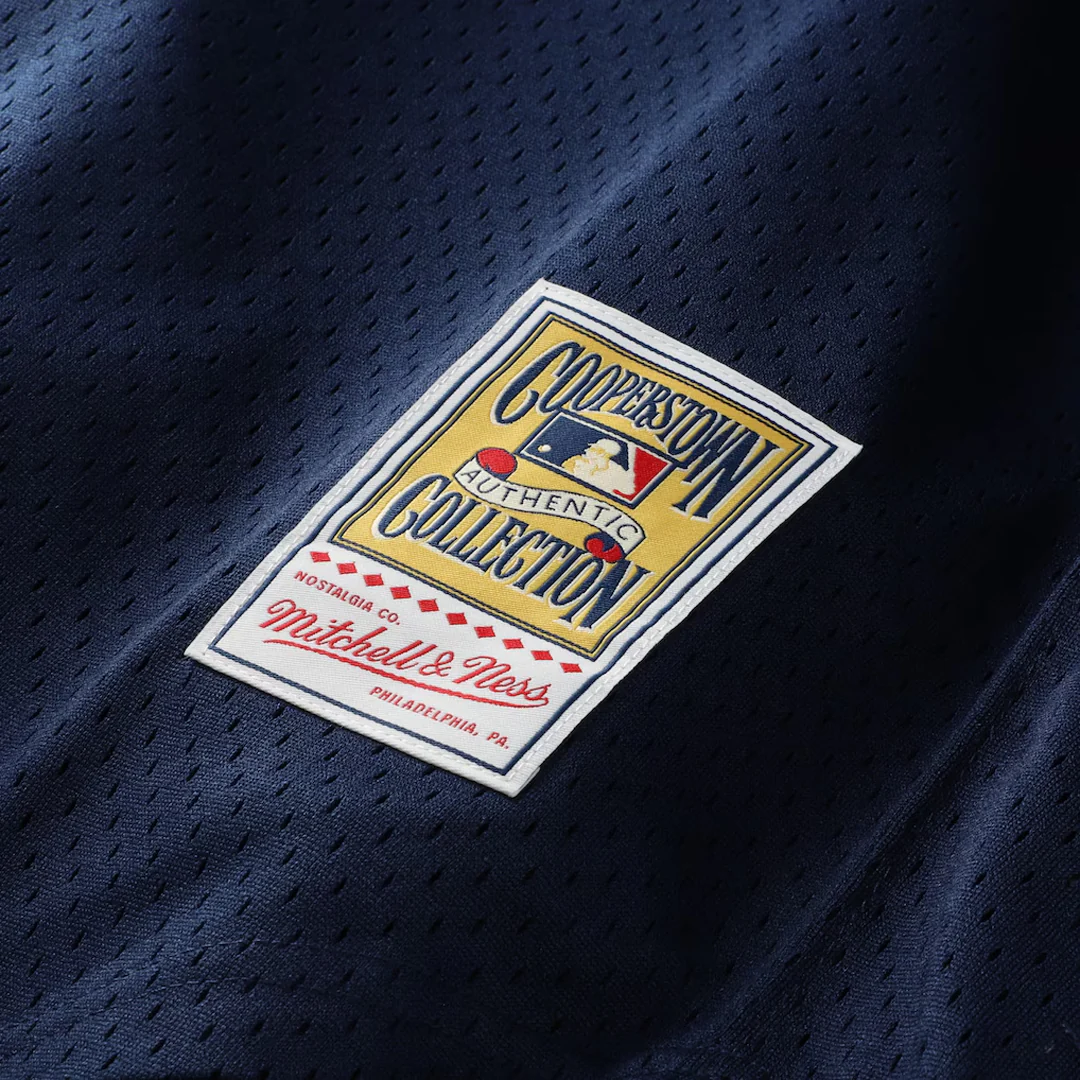 NEW YORK YANKEES DEREK JETER BUTTON UP JERSEY NAVY - Image 5