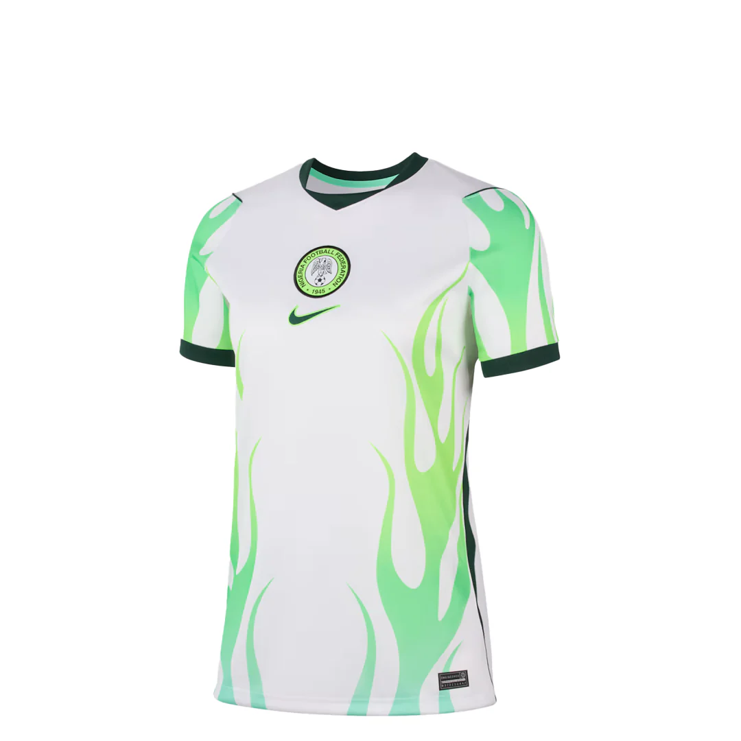 WOMEN'S NIGERIA 2026 STADIUM AWAY JERSEY WHITE/GREEN GLOW