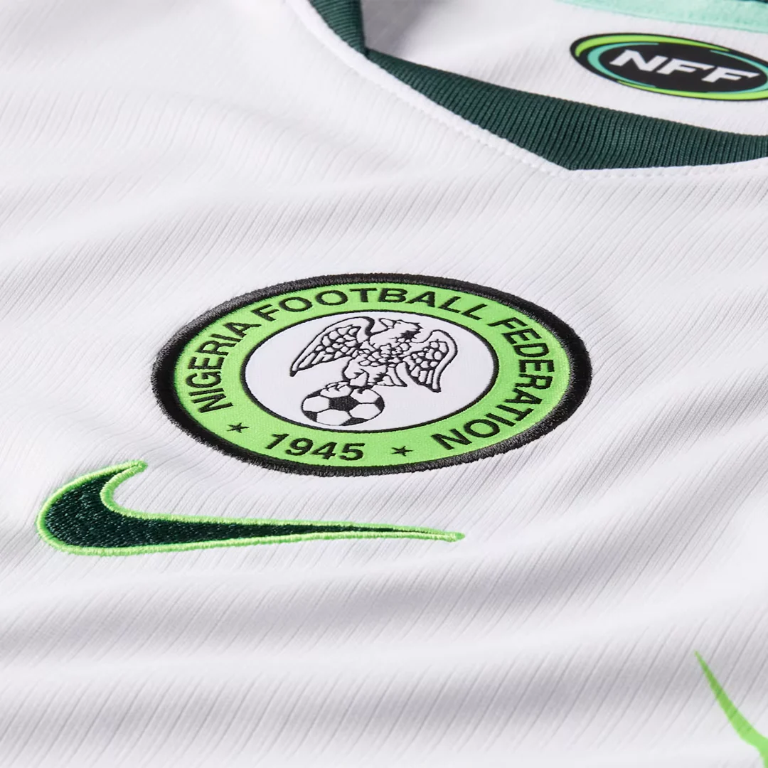 WOMEN'S NIGERIA 2026 STADIUM AWAY JERSEY WHITE/GREEN GLOW - Image 3