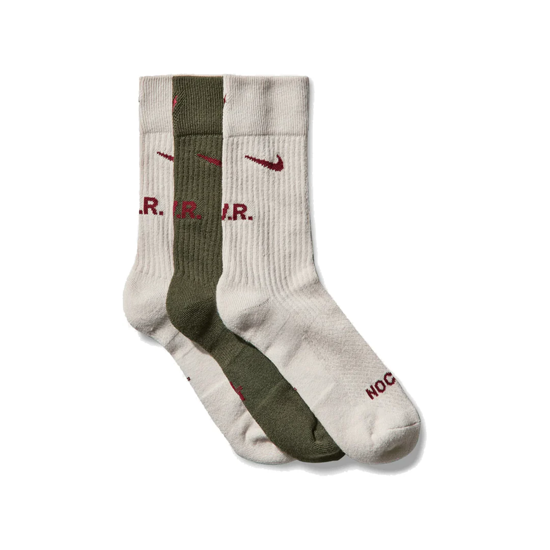 NOCTA CREW SOCKS 3 PACK MULTI