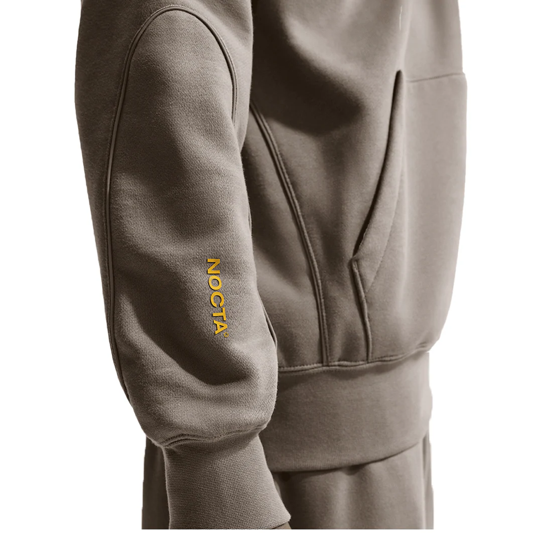 NOCTA FLEECE CS HOODIE 2 OLIVE GREY - Image 3