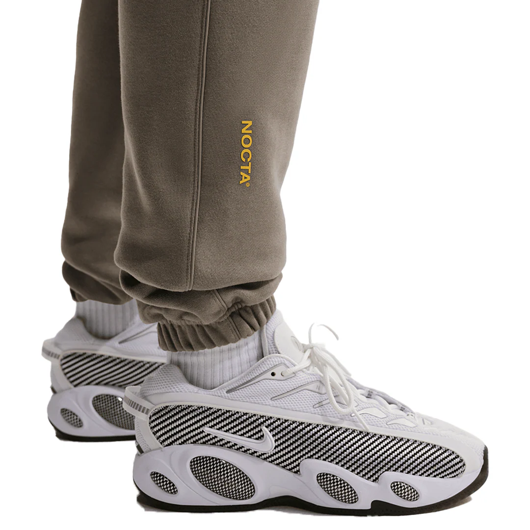 NOCTA FLEECE SWEATPANTS OLIVE GREY - Image 3