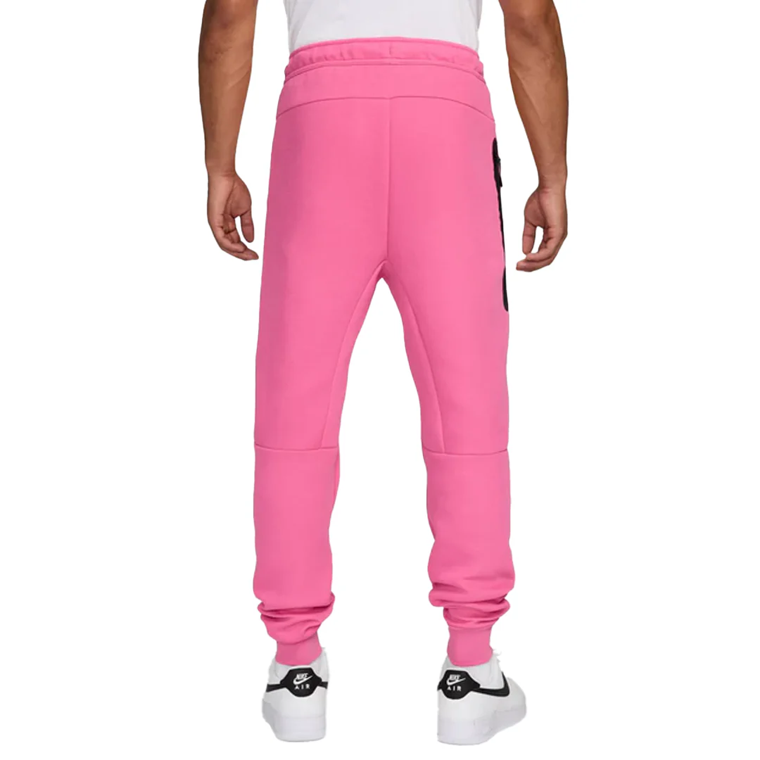 NRG TECH FLEECE DRAWSTRING CUFF PANTS PINKSICLE/WHITE - Image 2