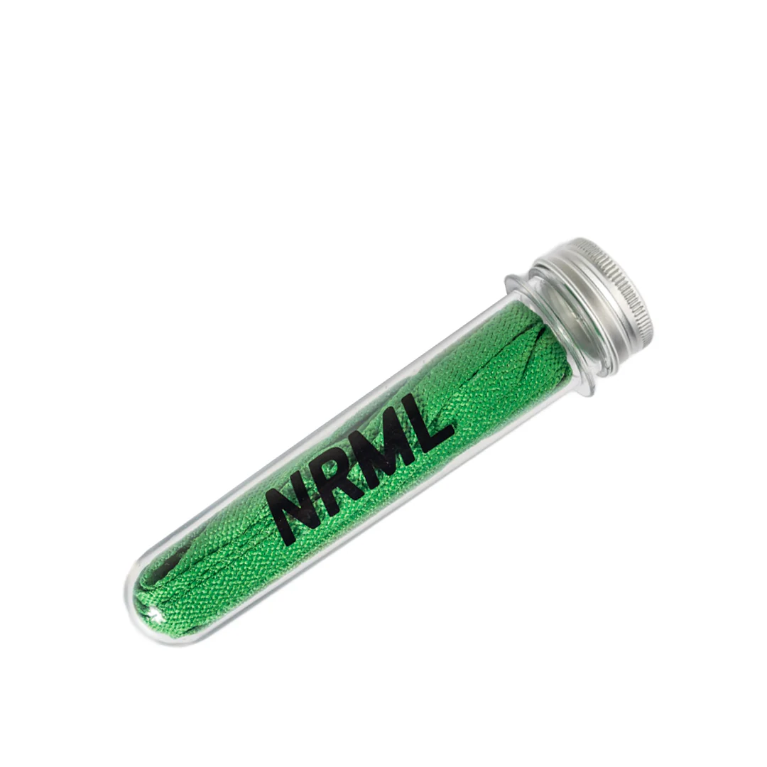 NRML™ FLAT SHOELACES DARK GREEN