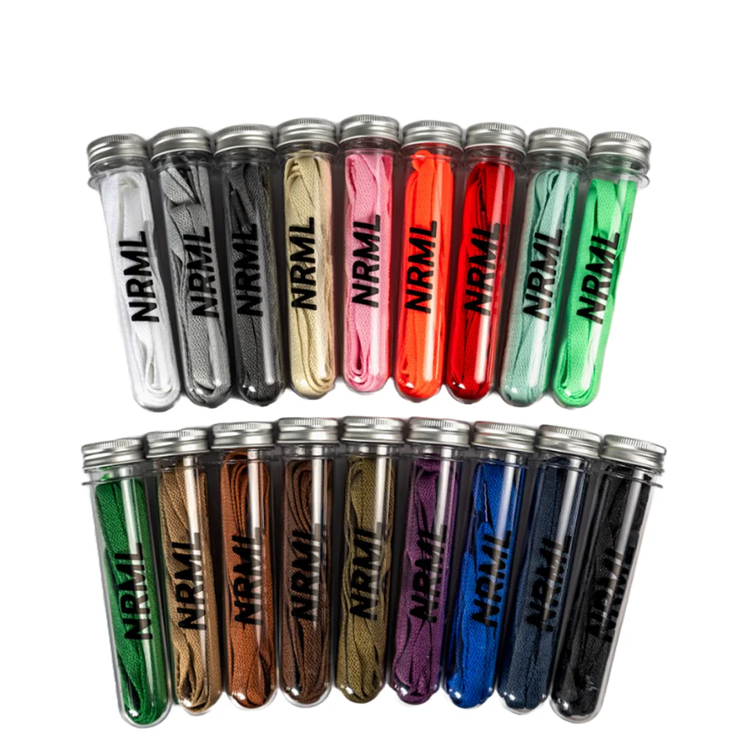 NRML™ FLAT SHOELACES KHAKI - Image 3