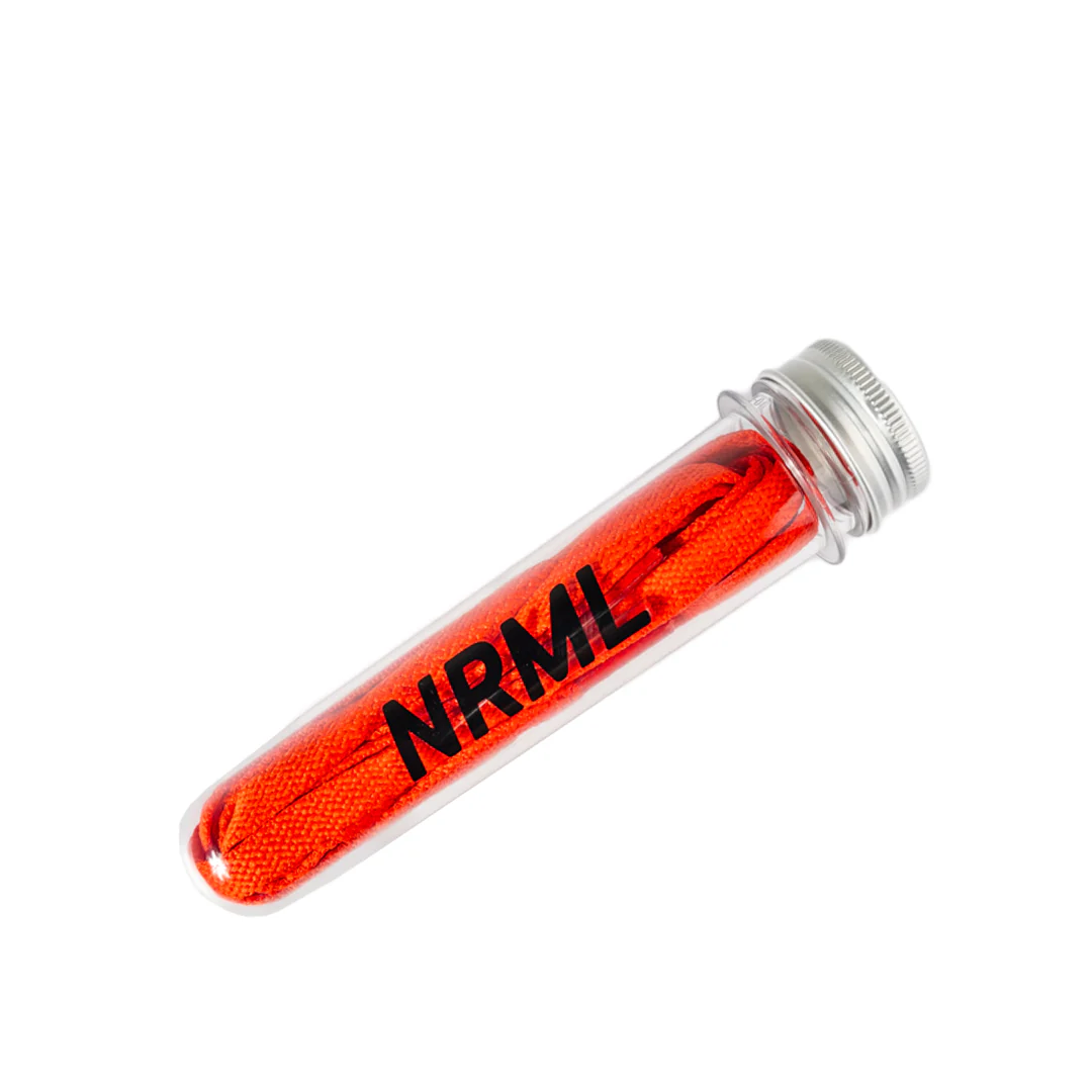 NRML™ FLAT SHOELACES RED