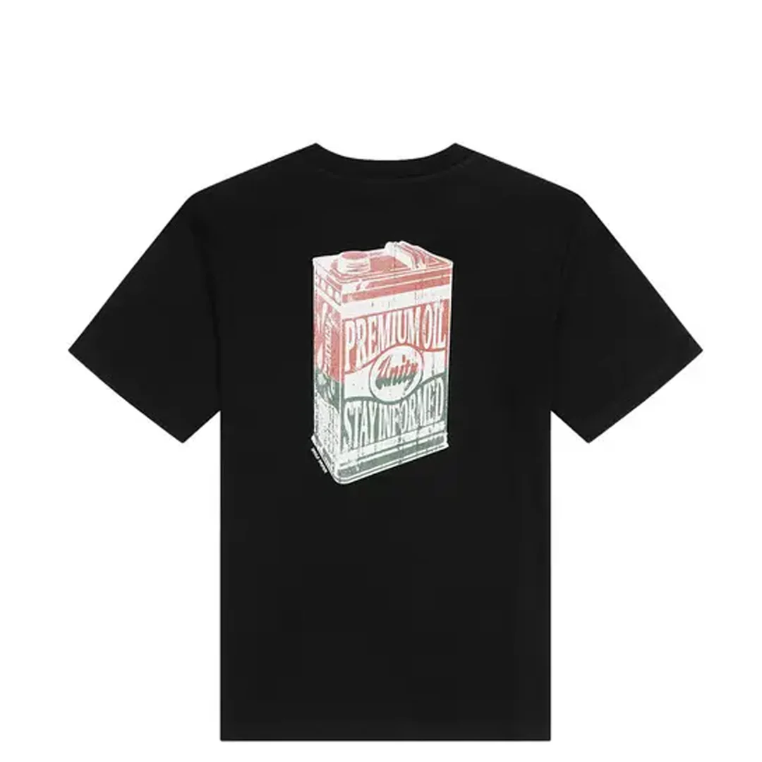 OIL CAN SHORT SLEEVE T-SHIRT BLACK - Image 2
