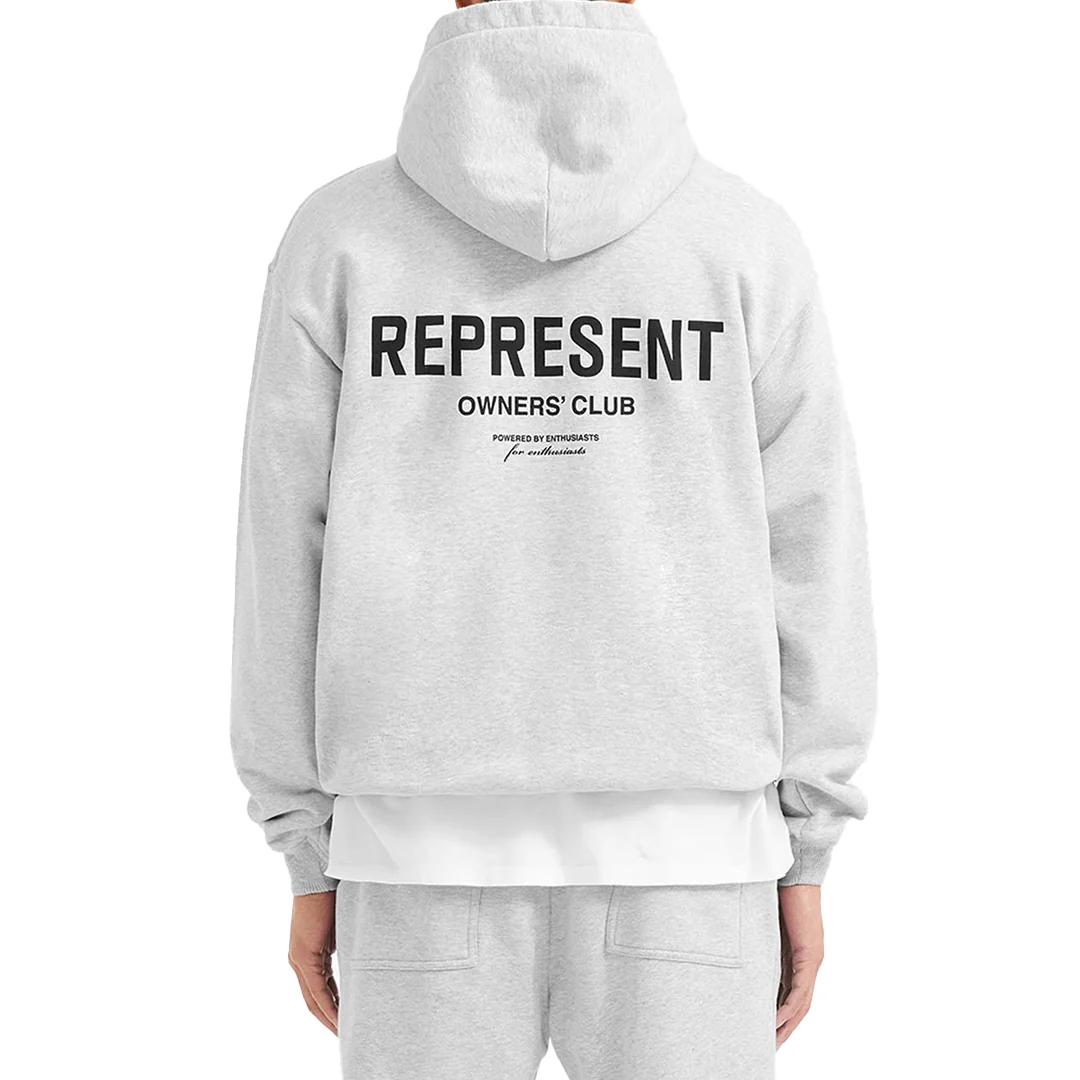 OWNERS CLUB HOODIE ASH GREY - Image 3