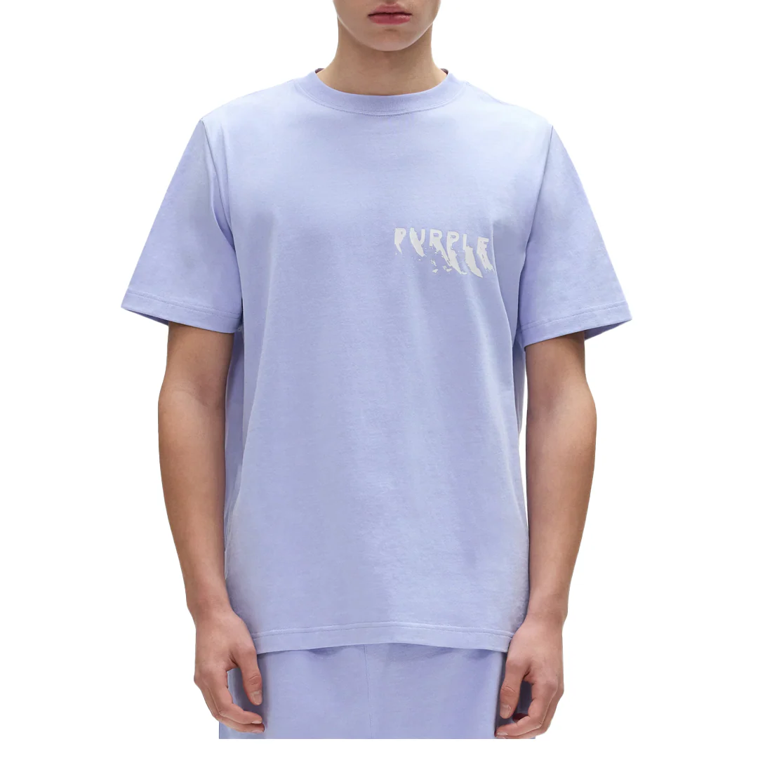 PAINTED WORDMARK TEE LAVENDER - Image 2