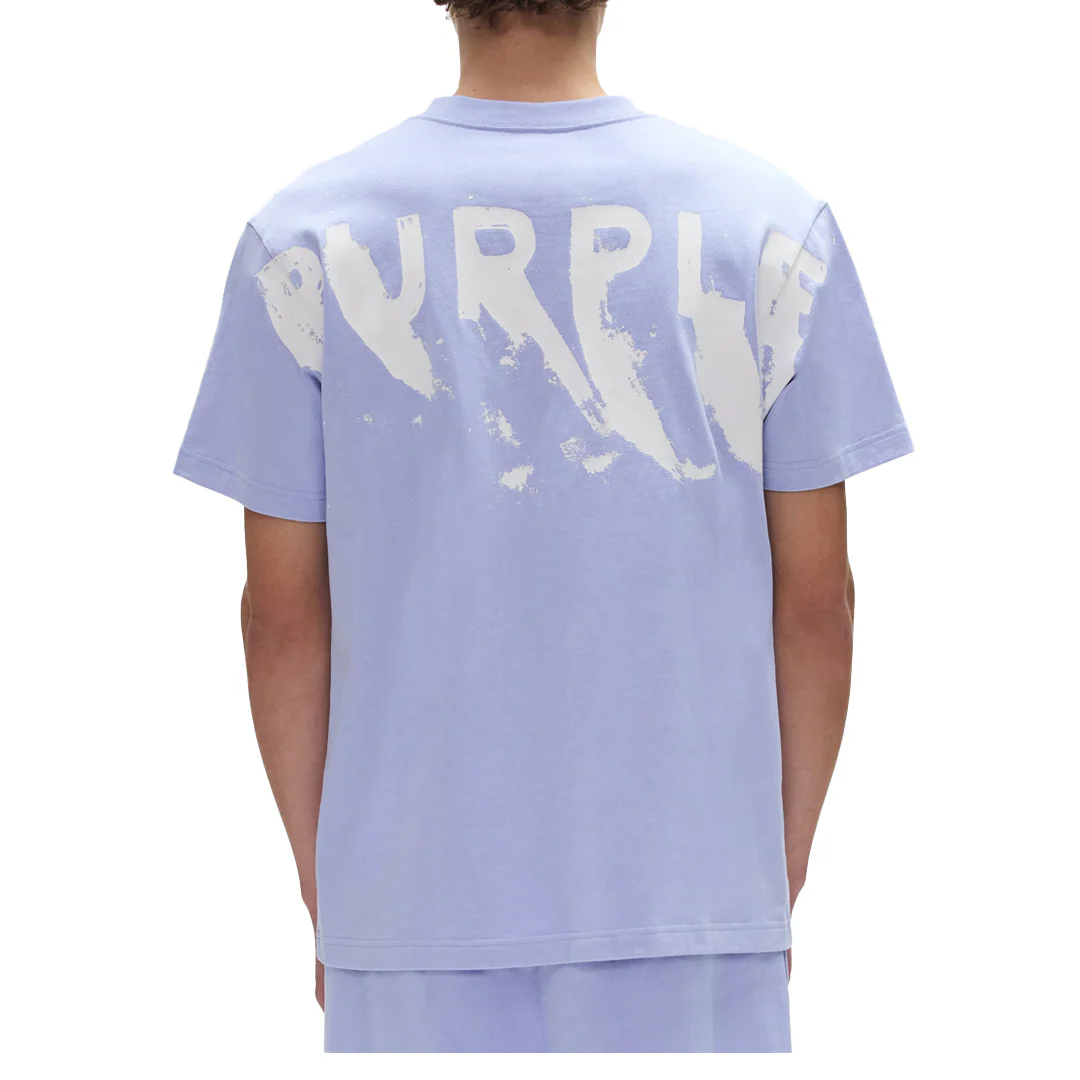 PAINTED WORDMARK TEE LAVENDER - Image 3