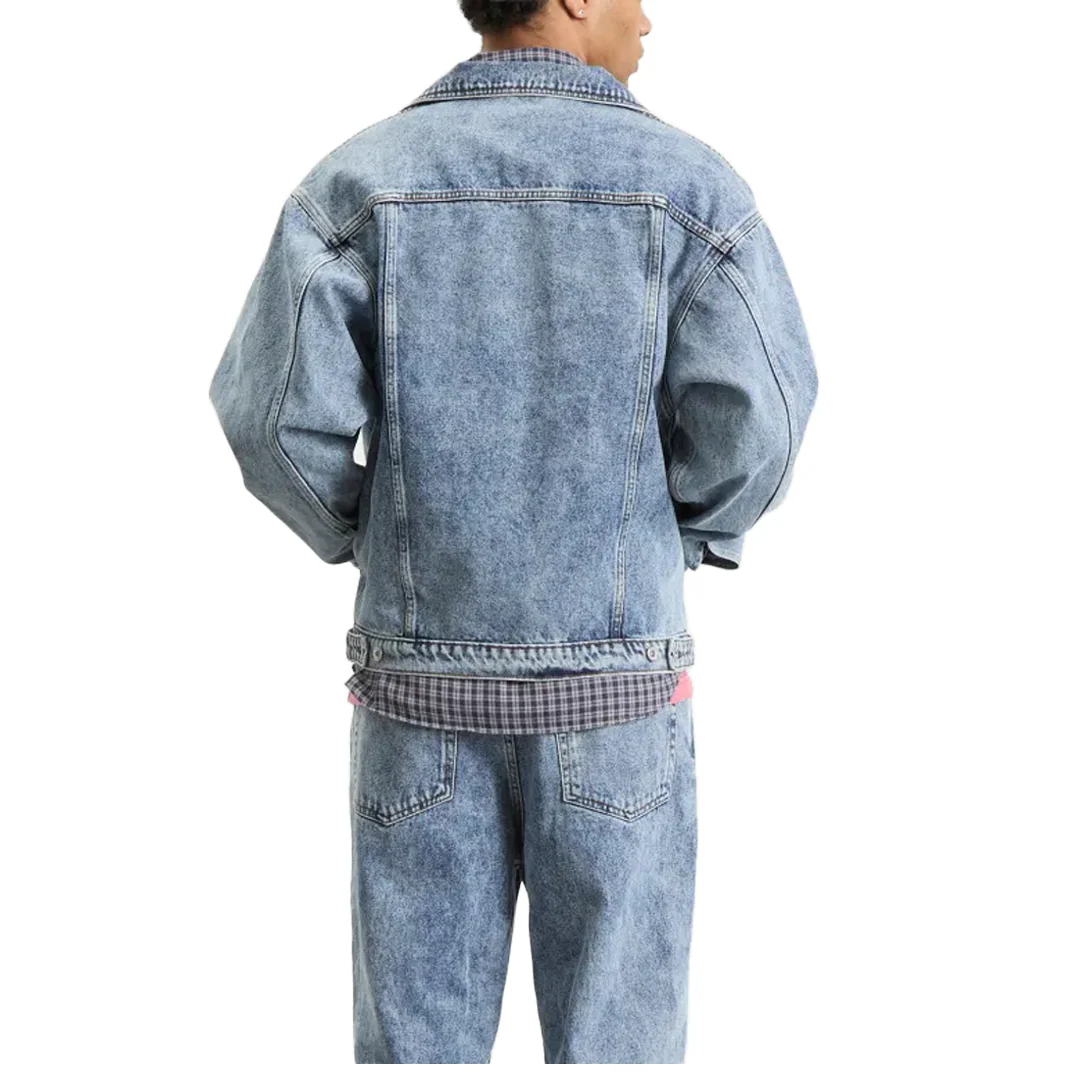 PATRIK JACKET HEAVY WASHED BLUE - Image 2