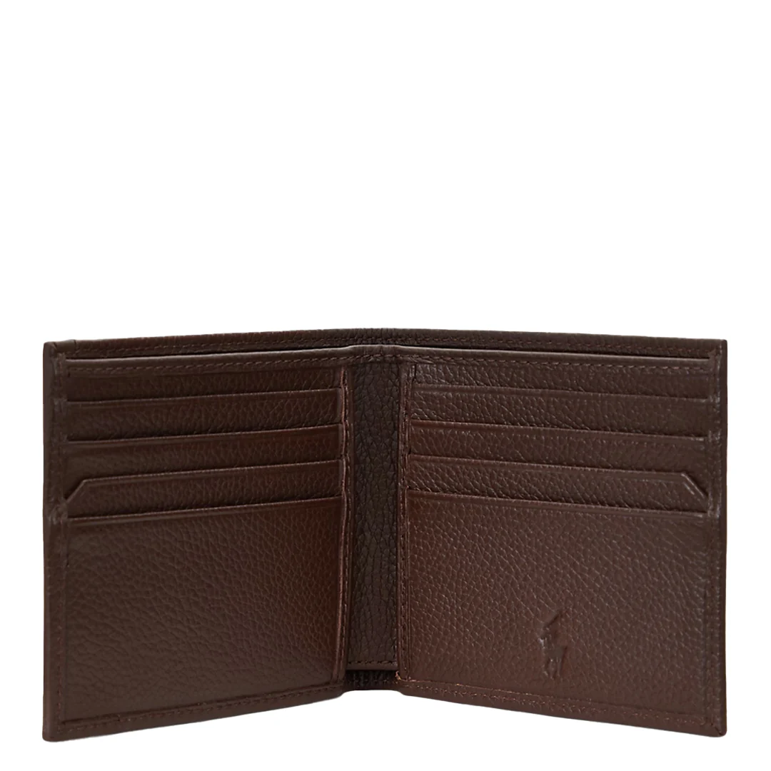 PEBBLED LEATHER BILLFOLD WALLET - Image 2