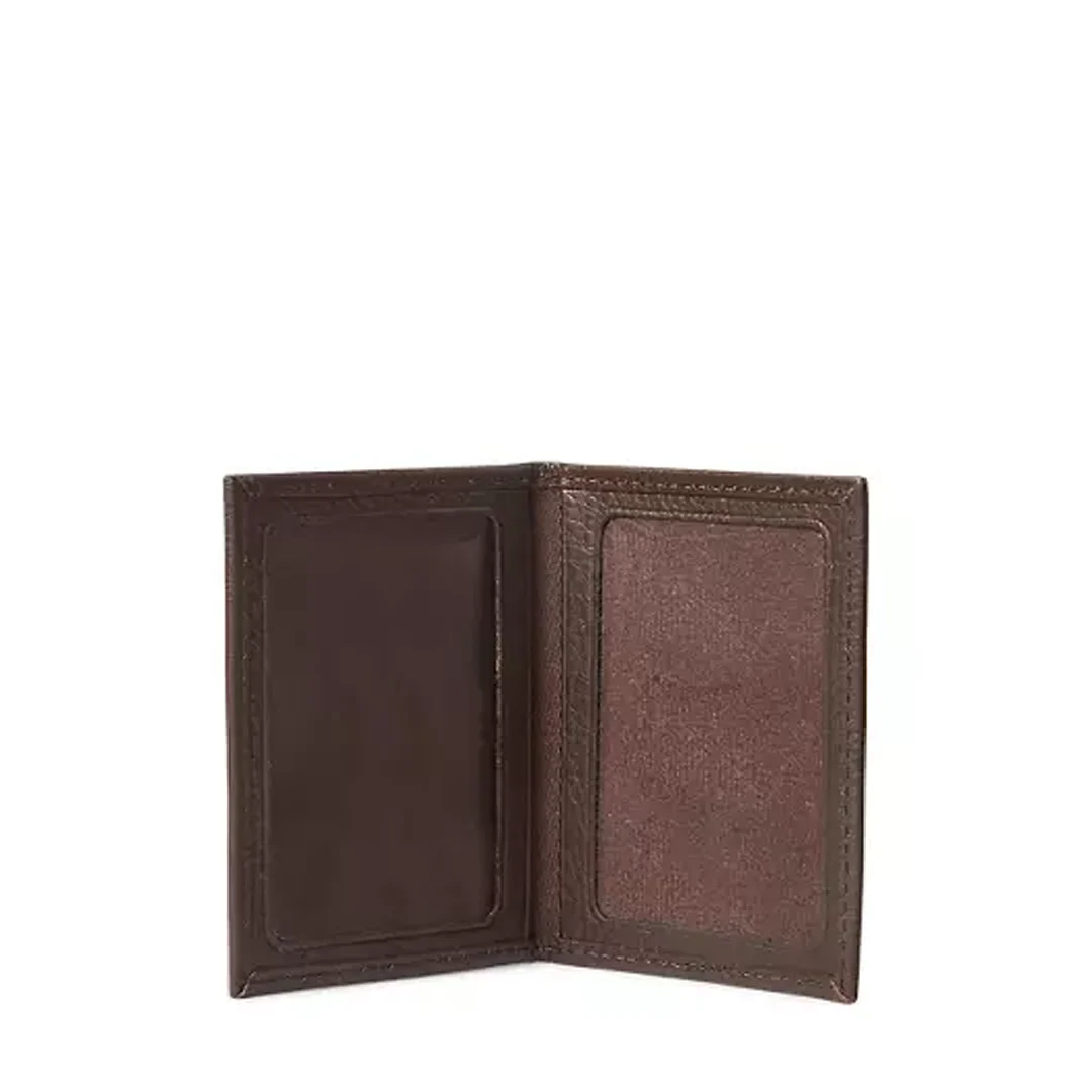 PEBBLED LEATHER PASSCASE BROWN - Image 3