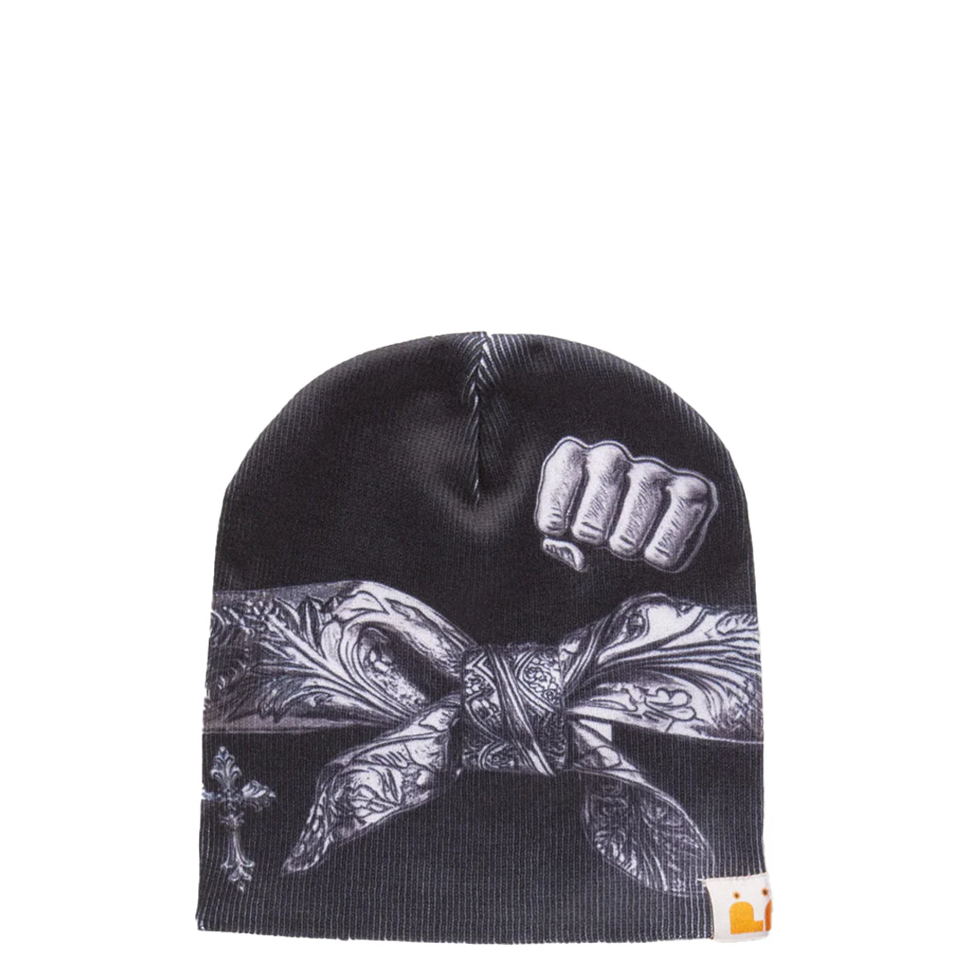 PIN BEANIE BLACK