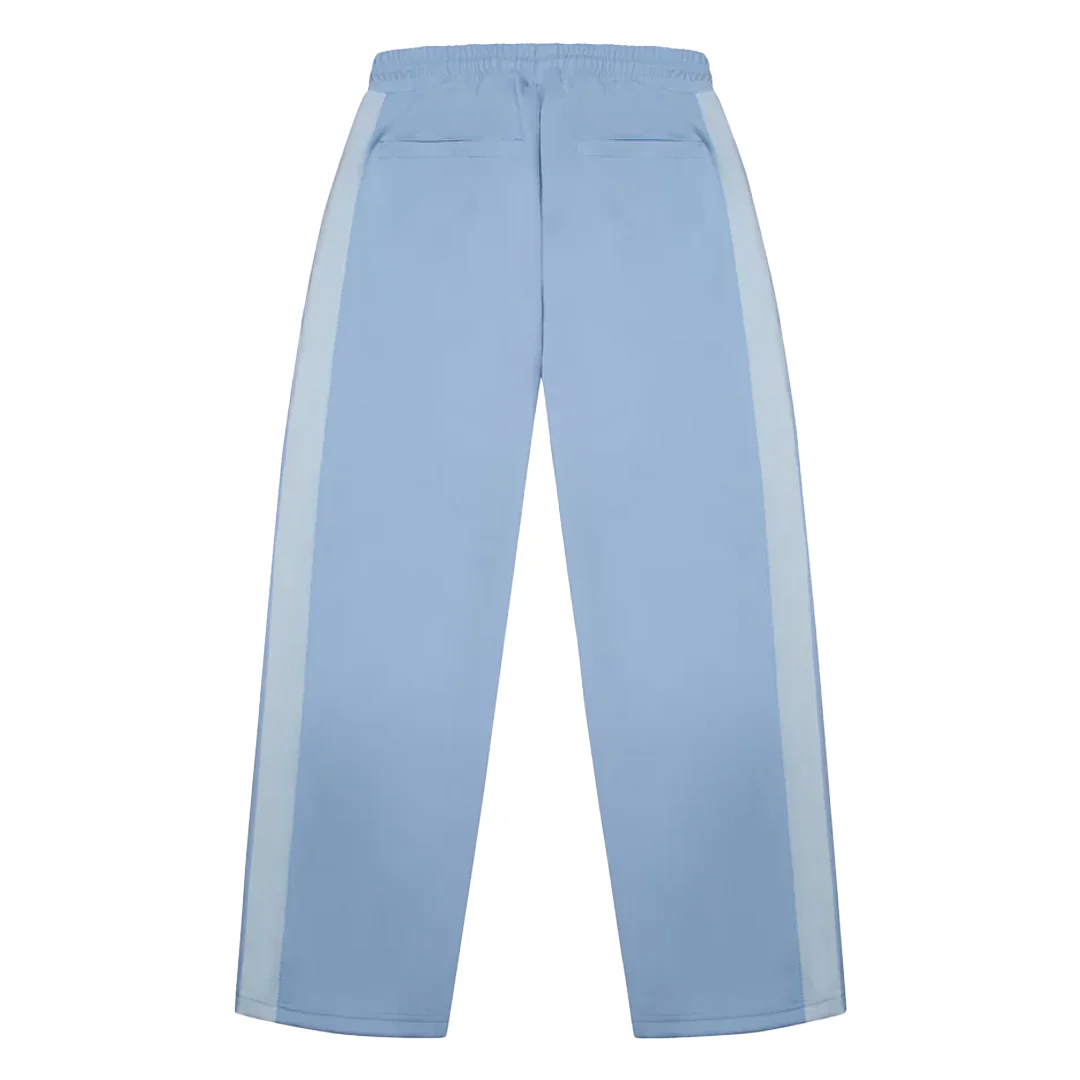 PIN TUCK TRACK PANT BLUE/OFF WHITE - Image 4