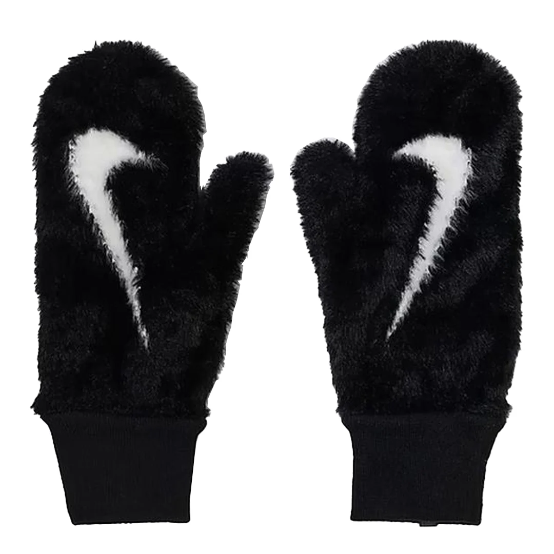 PLUSH KNIT MITTENS