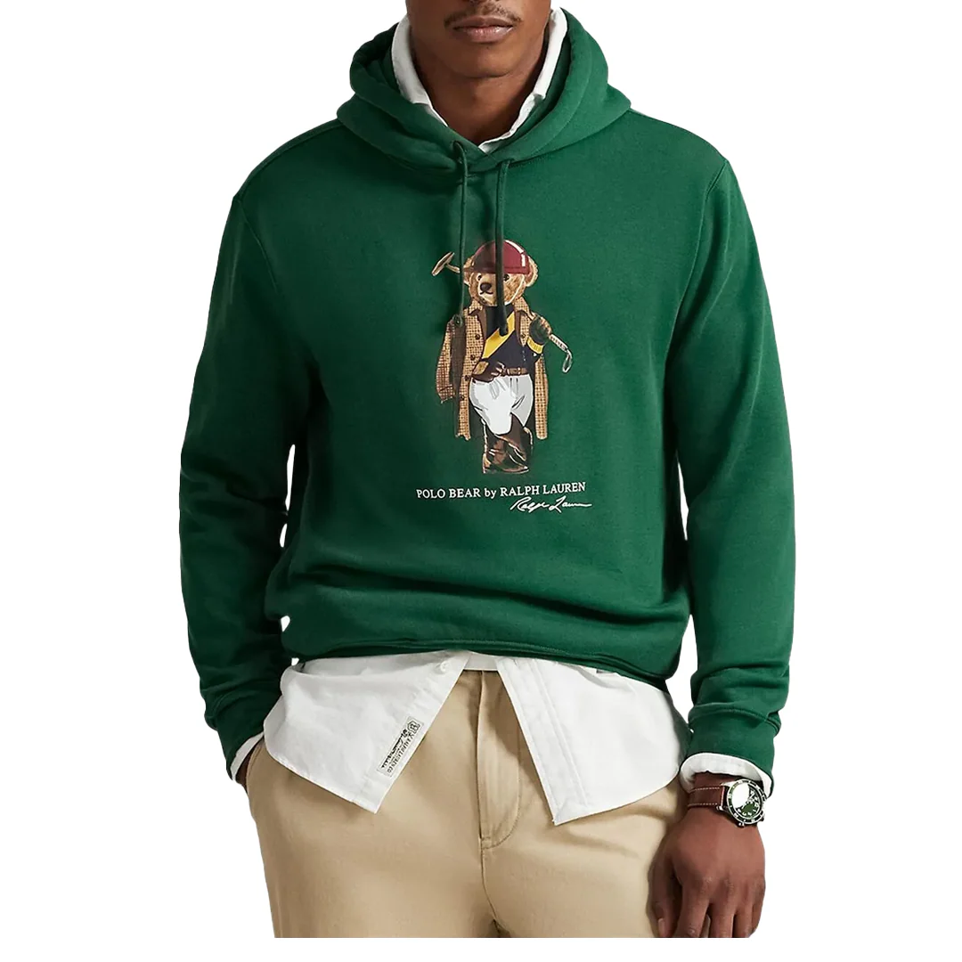 POLO BEAR HOODIE GREEN - Image 2