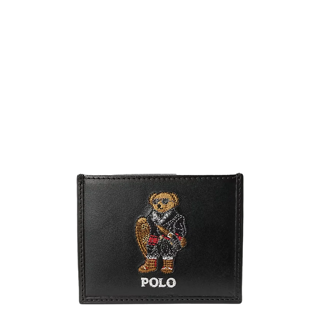 POLO BEAR LEATHER CARD CASE