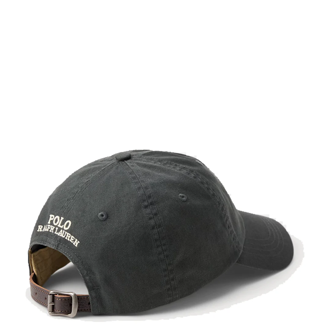 POLO BEAR TWILL BALL CAP GREY - Image 2