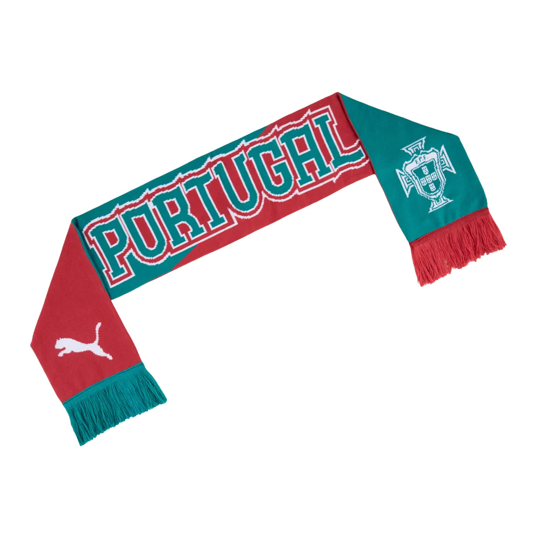 PORTUGAL FPF CULTURE SCARF 2026/27 CLUB RED/GREEN LAGOON