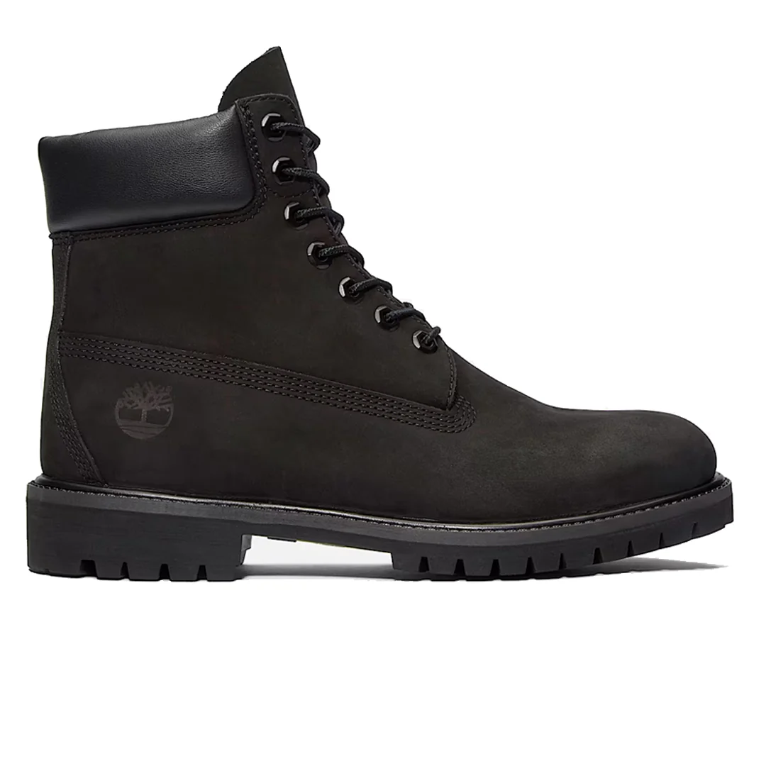 PREMIUM 6-INCH WATERPROOF BOOT MEDIUM BLACK NUBUCK