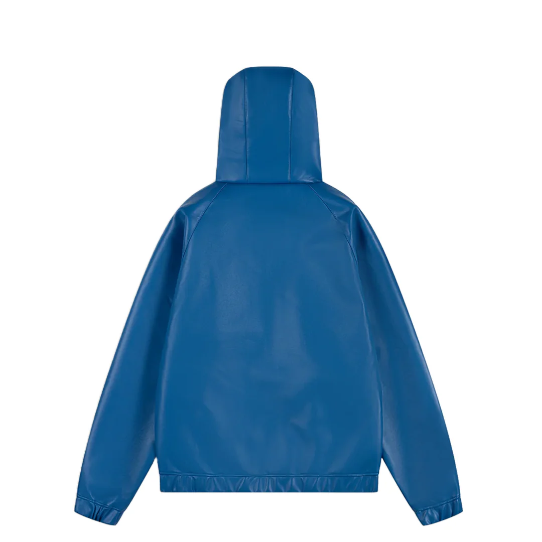 PU SCUBA JACKET BRILLIANT BLUE - Image 2