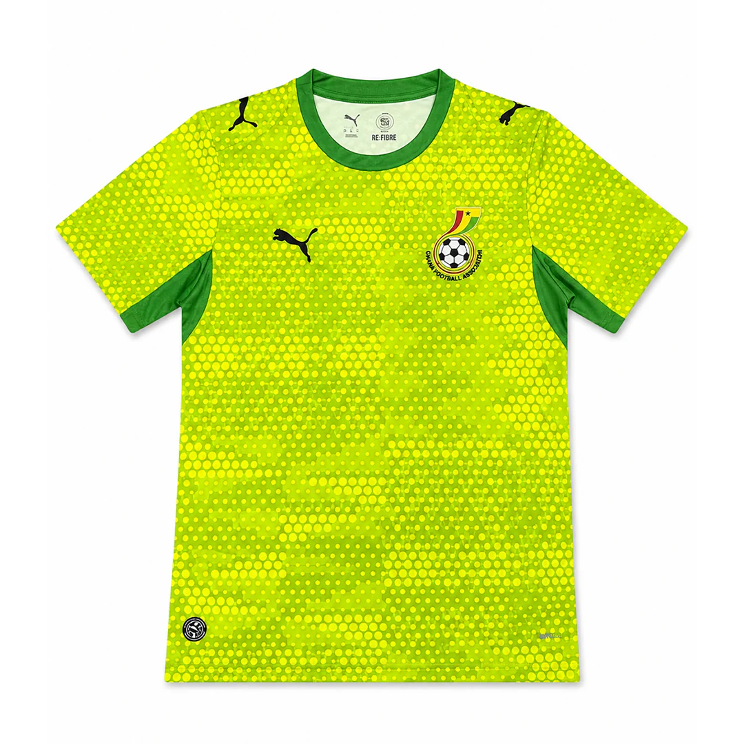 PUMA X GFA X SALEHE BEMBURY REPLICA MATCH JERSEY LIME GREEN
