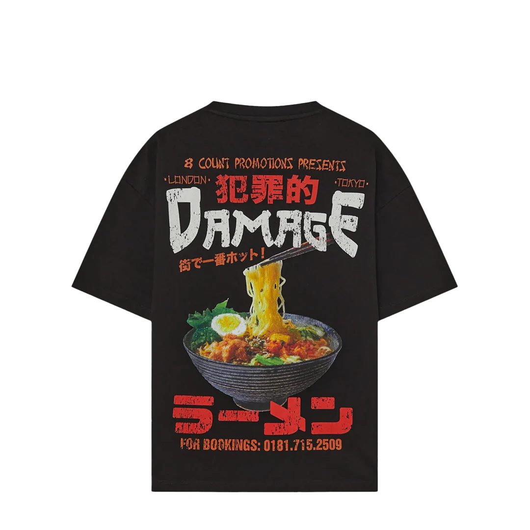 RAMEN T-SHIRT BLACK