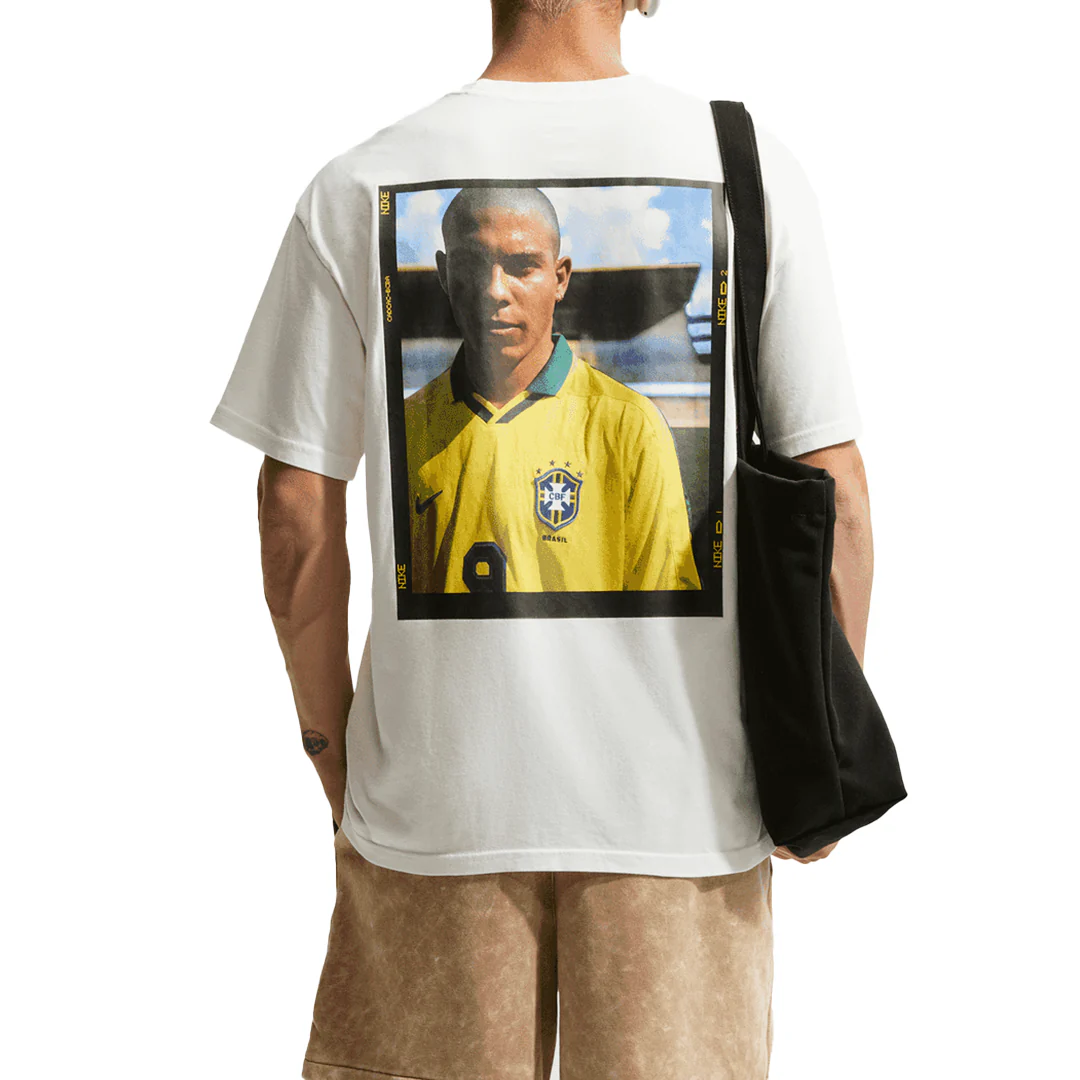 RONALDO NAZARIO DE LIMA SPORTSWEAR R9 T-SHIRT WHITE SAIL
