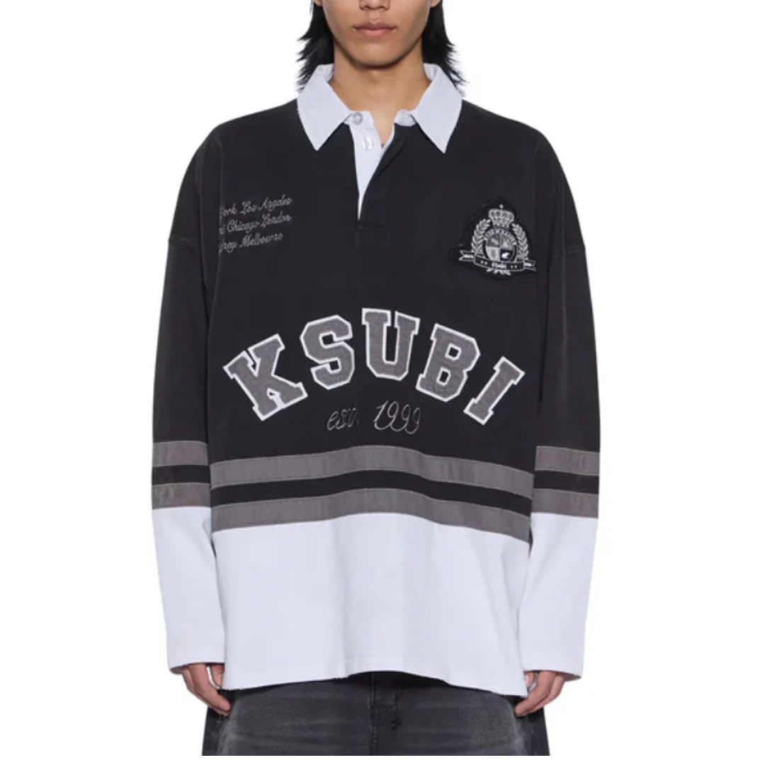 DUKE RUGBY LONG SLEEVE JERSEY BLACK