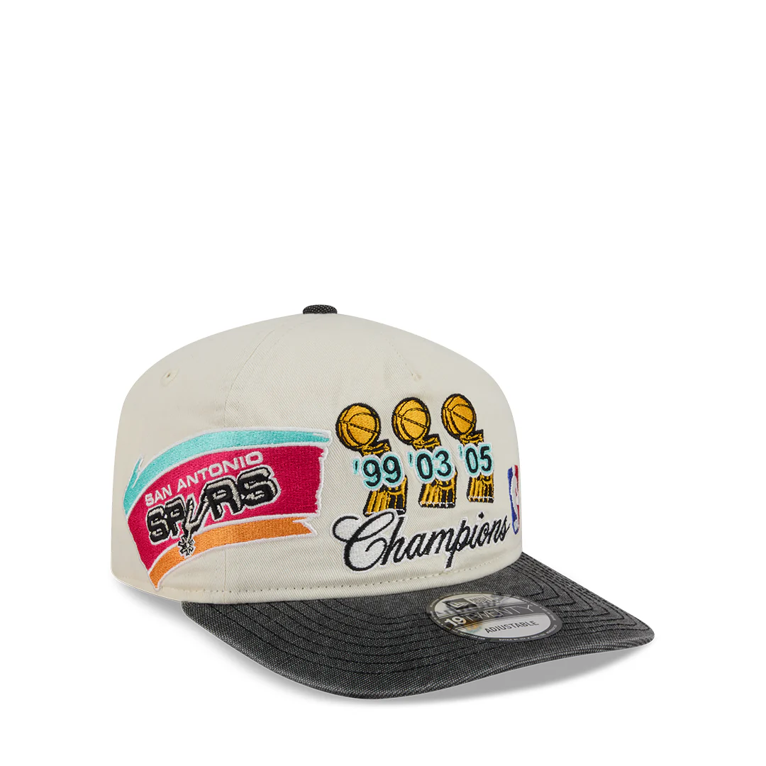 SAN ANTONIO SPURS CHAMPIONS 19TWENTY ADJUSTABLE BEIGE HAT