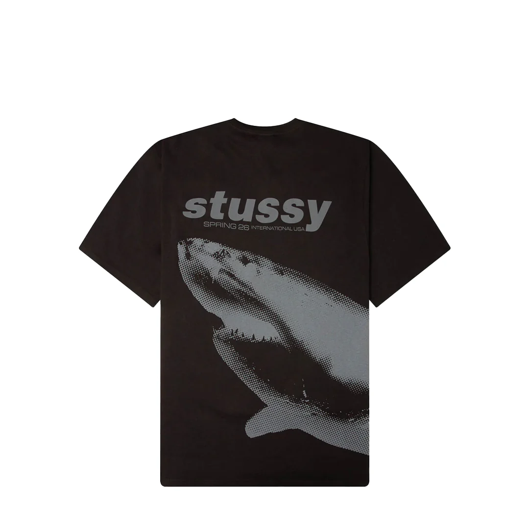 SHARK PIGMENT DYED T-SHIRT FADED BLACK - Image 2
