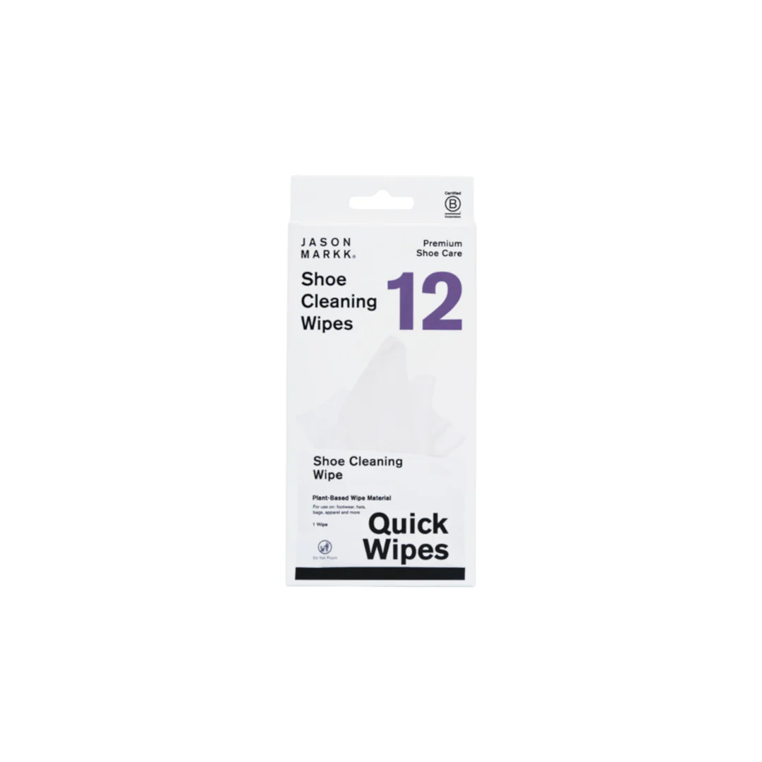SHOE CLEANING WIPES 12-PACK