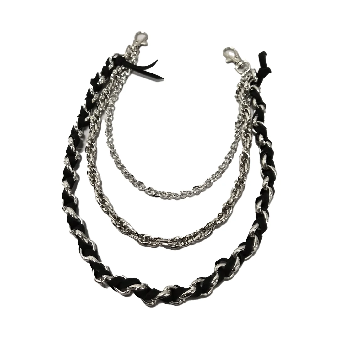 SILVER & BLACK CHAIN