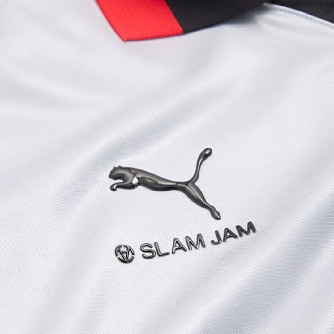 SLAM JAM + AC MILAN 4TH KIT LIMITED EDITION LS JERSEY SILVER MIST - Image 4