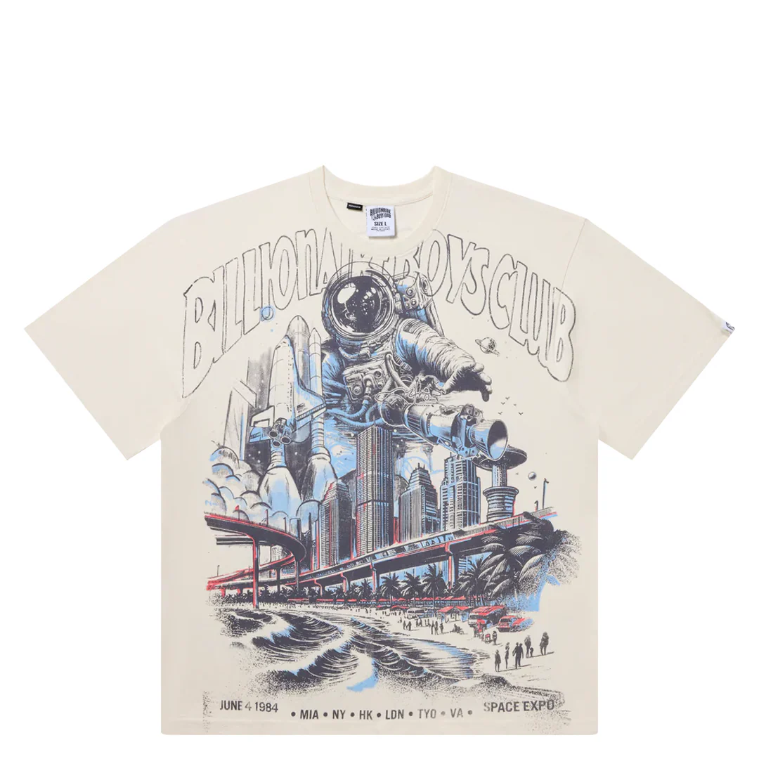 SPACE EXPO SHORT SLEEVE T-SHIRT GARDENIA