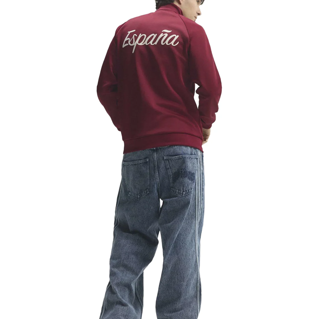 SPAIN ORIGINALS TRACK TOP BURGUNDY - Image 3