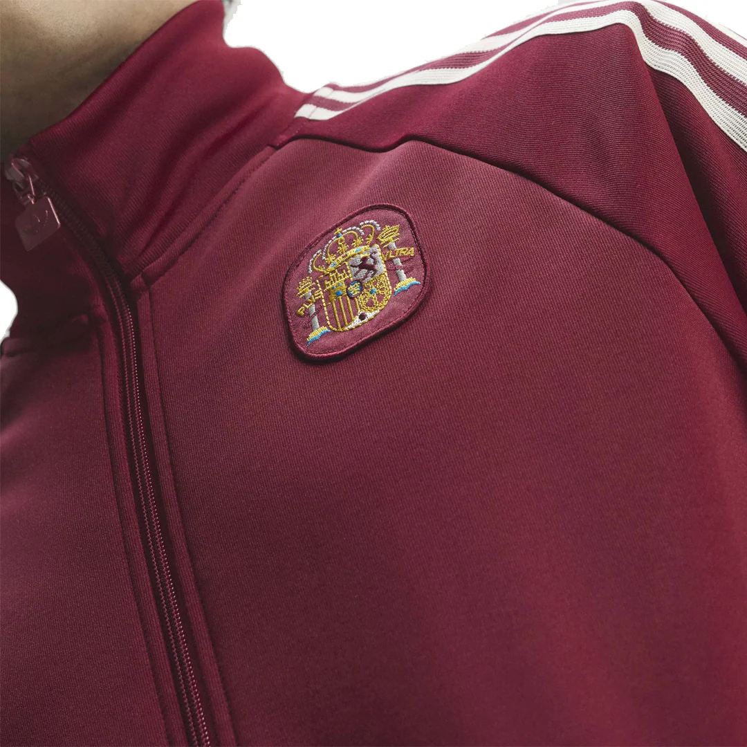 SPAIN ORIGINALS TRACK TOP BURGUNDY - Image 4