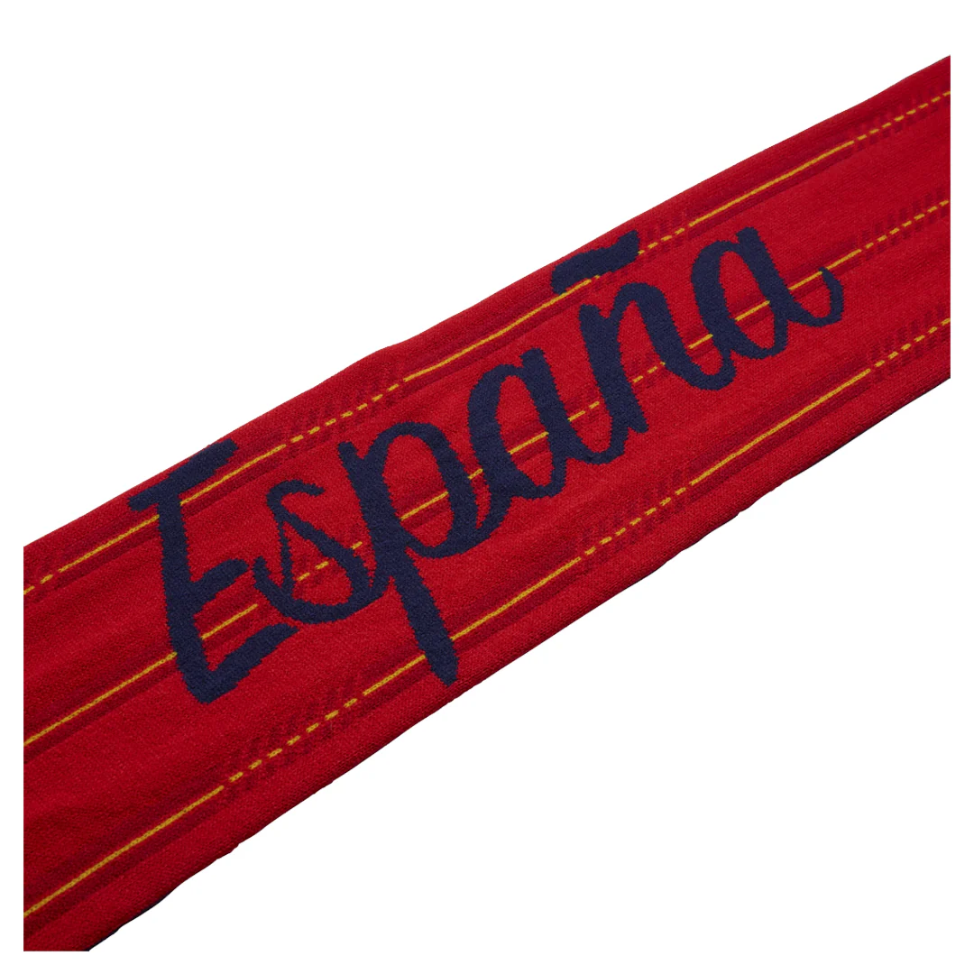 SPAIN RFEF FOOTBALL SCARF VIVID RED - Image 3