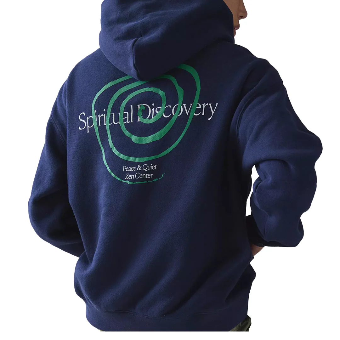 SPIRITUAL DISCOVERY HOODIE NAVY - Image 2