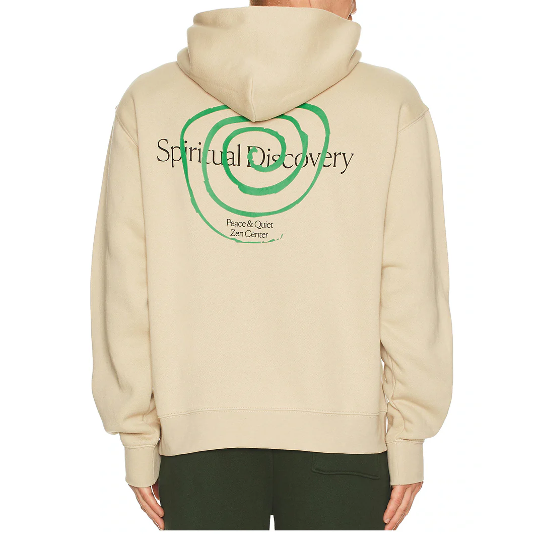 SPIRITUAL DISCOVERY HOODIE TAUPE - Image 2