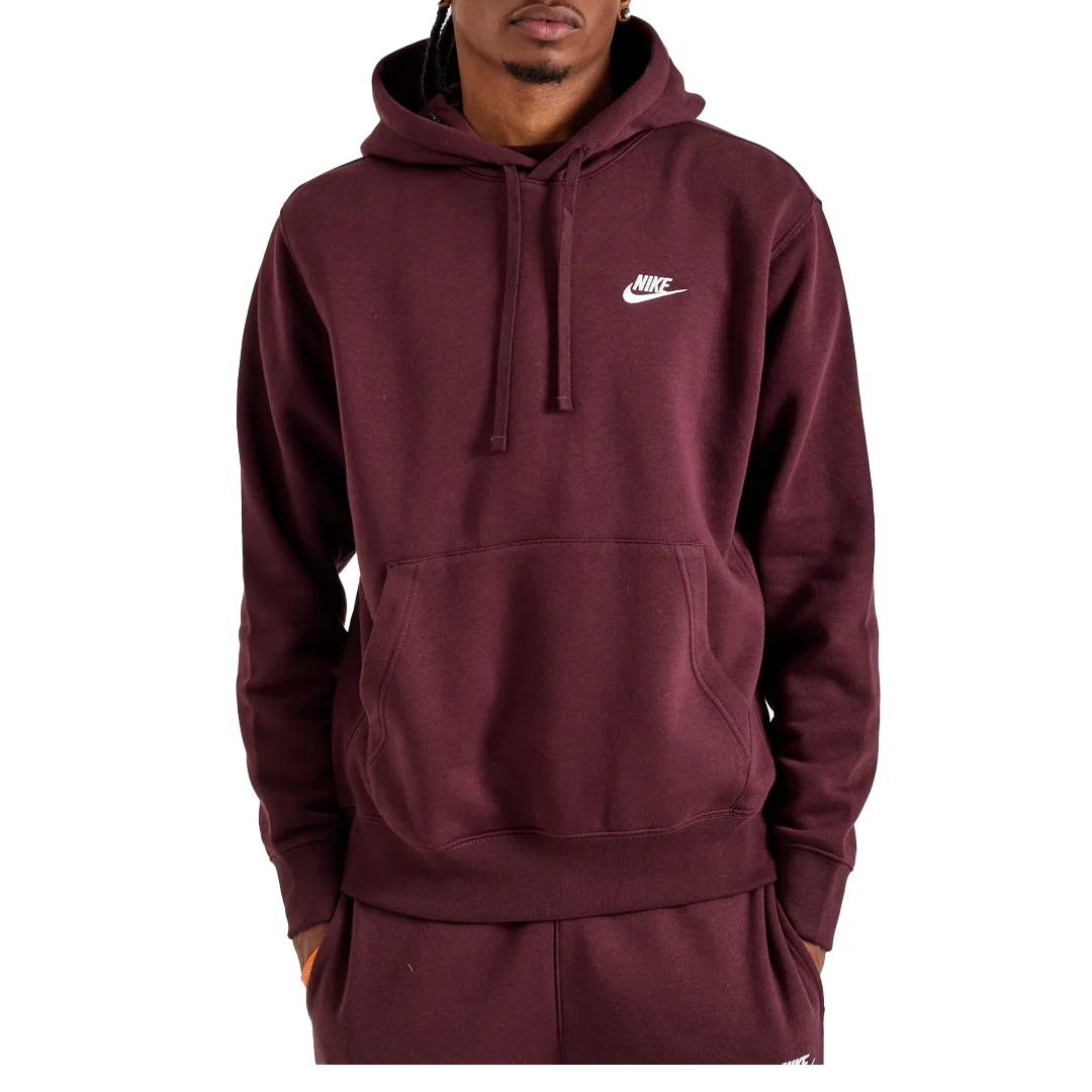 SPORTSWEAR CLUB FLEECE BURGUNDY CRUSH