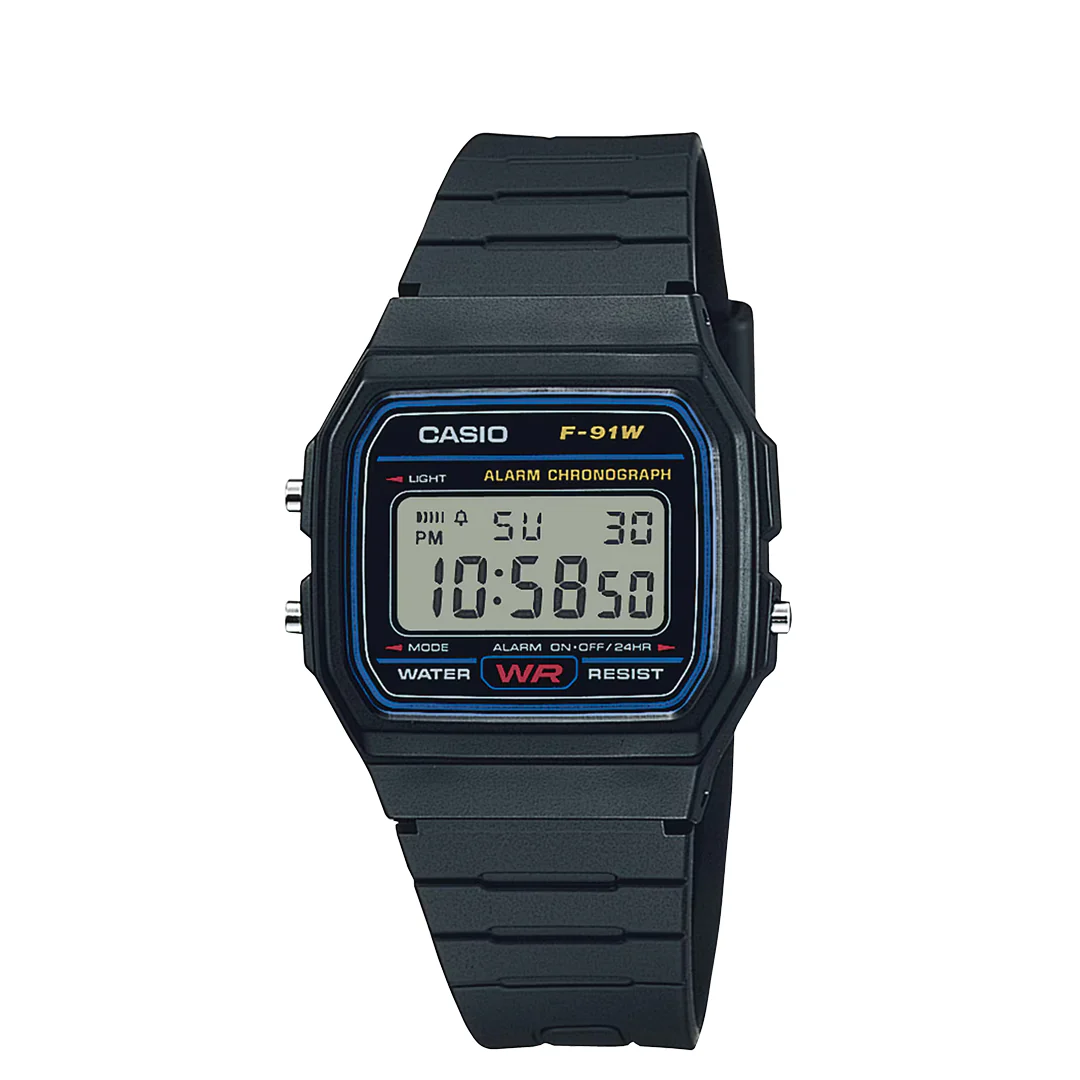 STANDARD BLACK F-91W-1C