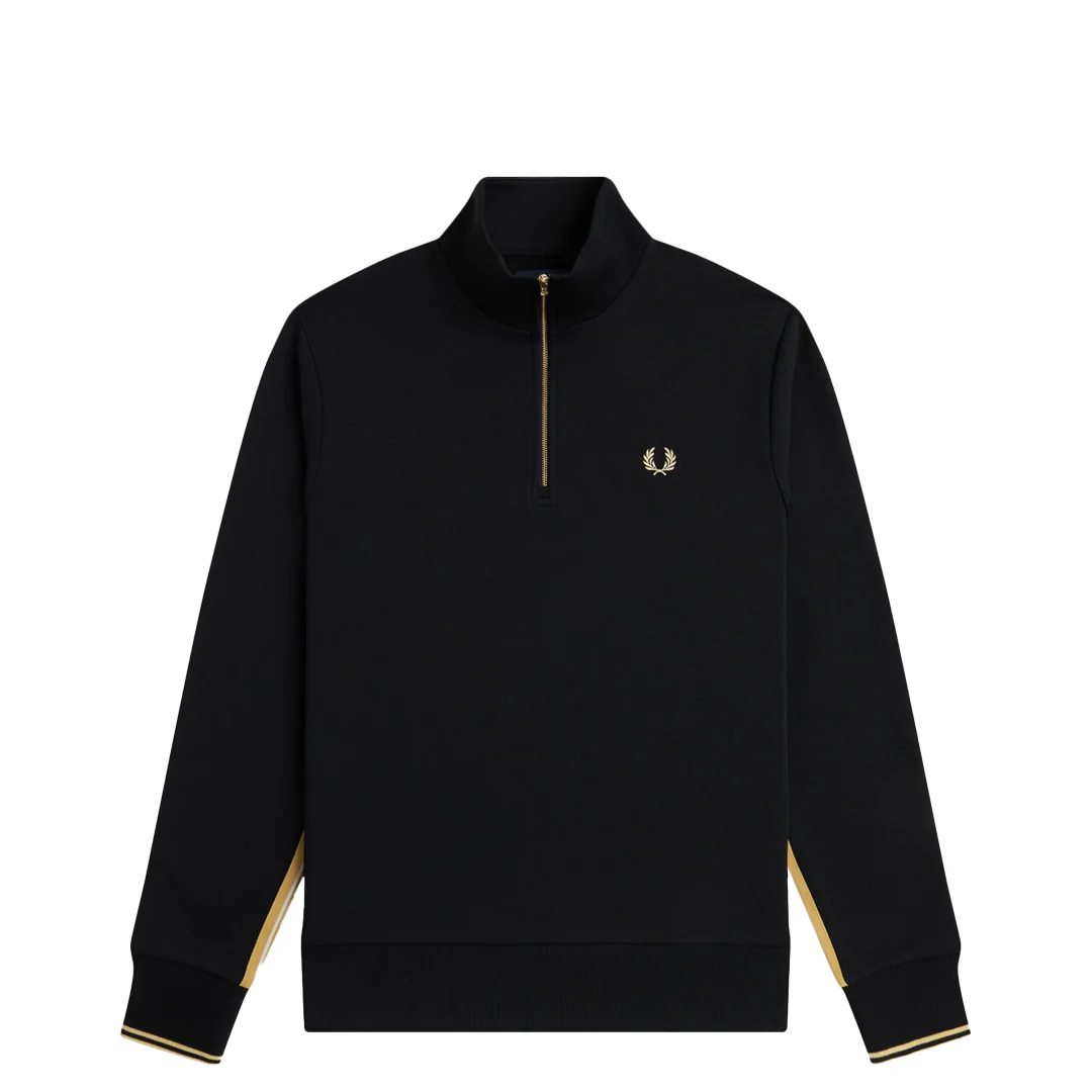 STRIPE TAPE HALF ZIP SWEATSHIRT - Image 2