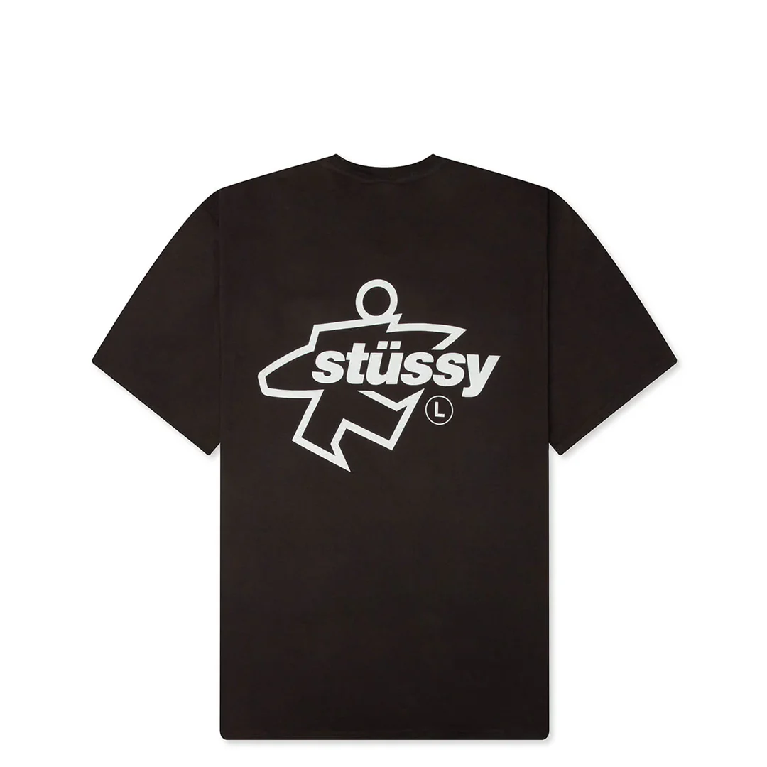 SURF SIZE PIGMENT DYED T-SHIRT FADED BLACK - Image 2