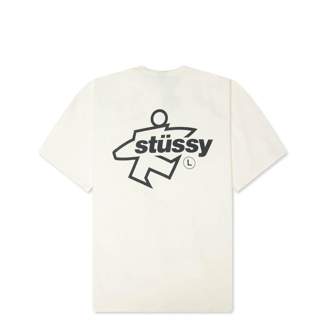 SURF SIZE PIGMENT DYED T-SHIRT NATURAL - Image 2
