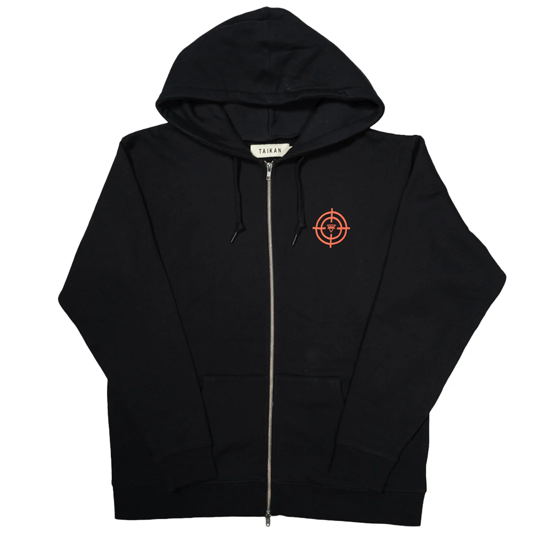 NRML "RIDEAU RAT" FULL-ZIP HOODIE BLACK - Image 3