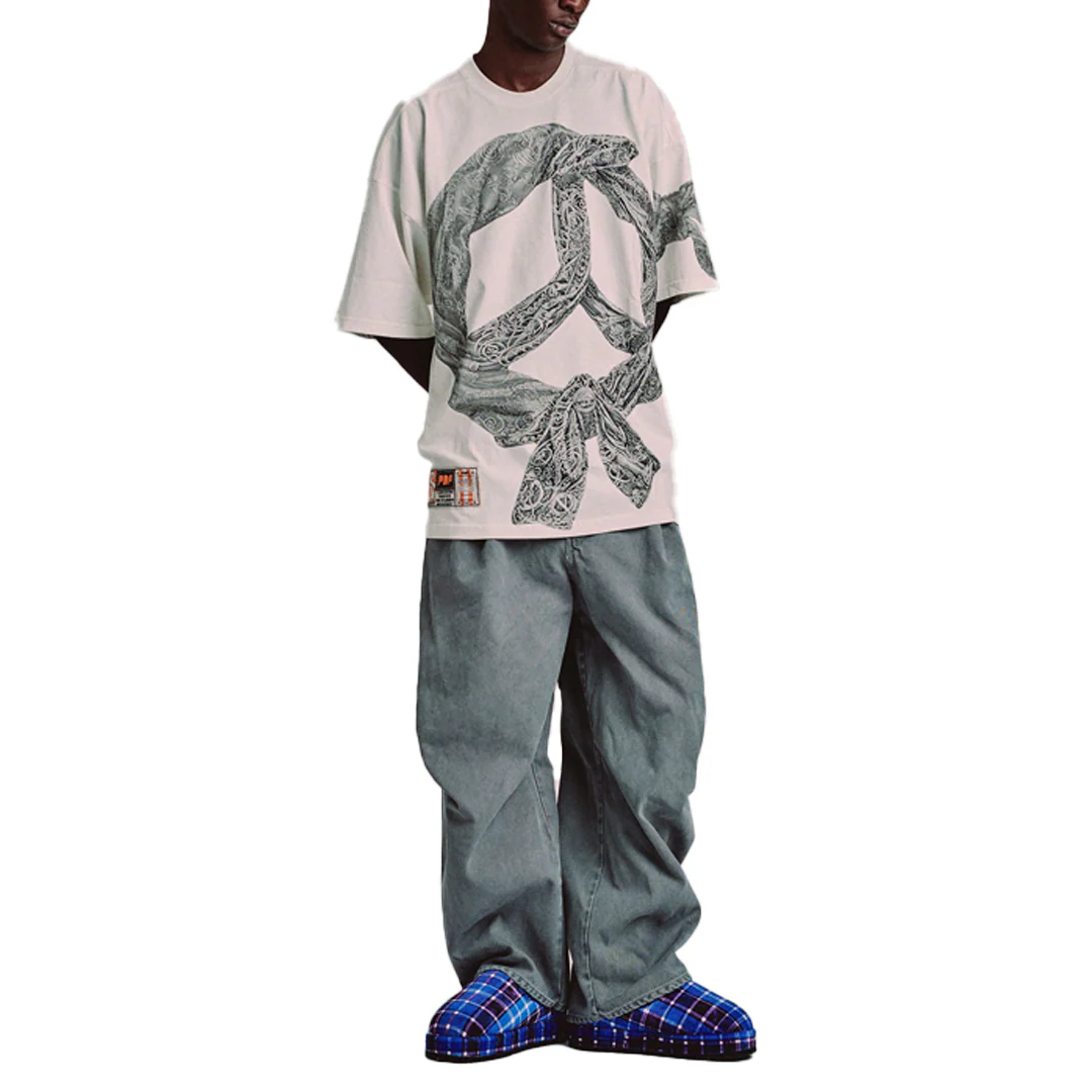 THE BOY FLAKE T-SHIRT WHITE - Image 2