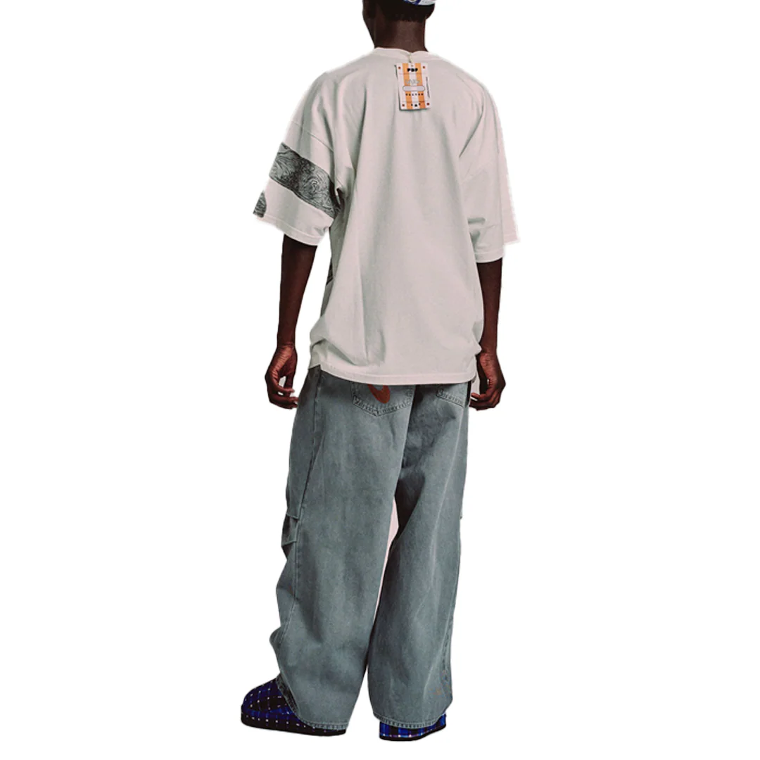 THE BOY FLAKE T-SHIRT WHITE - Image 4