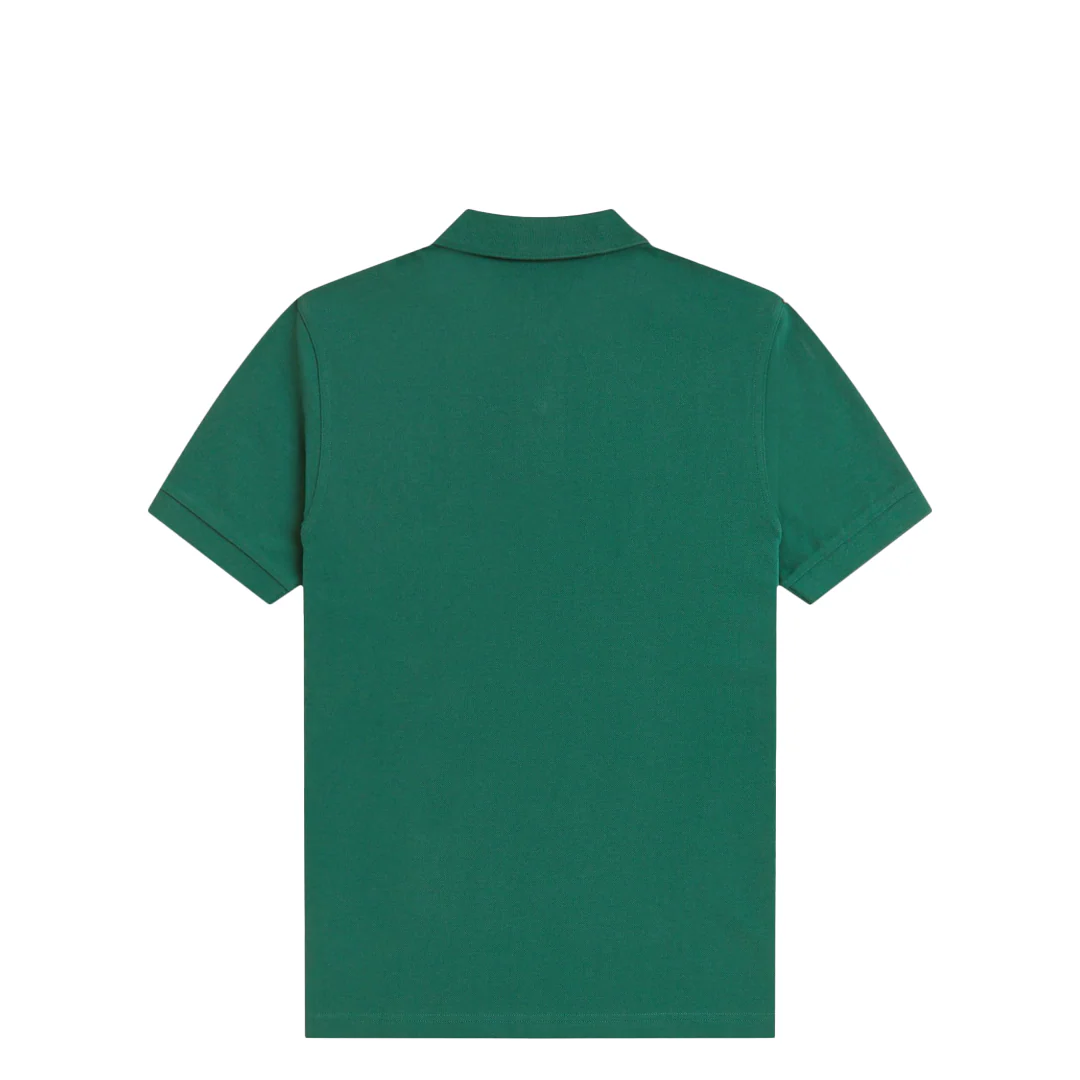 THE FRED PERRY SHIRT SPORT GREEN & LIGHT ICE - Image 3